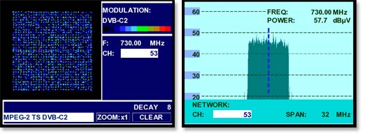 Analizor TV Digital HDTV inalta definitie decodare Video MPEG, Audio Dolby Digital Plus Promax TV EXPLORER HD+